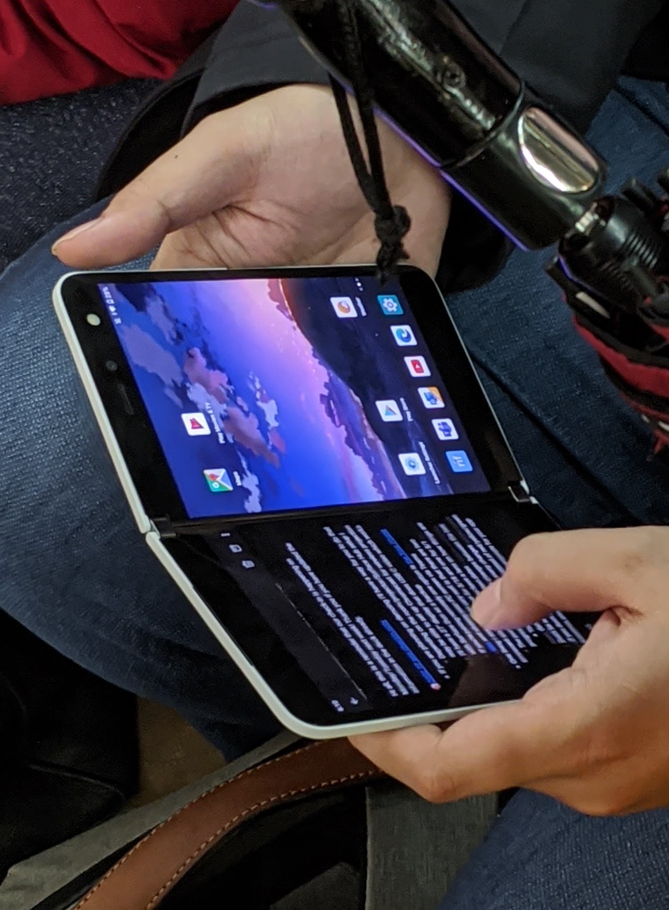 Microsoft S First Ever Android Phone The Surface Duo Spotted In