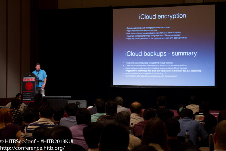 http://photos.hackinthebox.org/index.php/2013-AMS-KUL/HITB2013KUL/CONFERENCE-DAY-2/Next-door-Vladimir-Katalov-co-founder-of-Elcomsoft-was-busy-cracking-Apple-s-iCloud-protocol