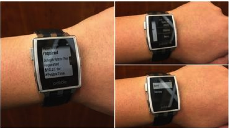 http://www.cnet.com/news/pebble-smartwatch-officially-adds-android-wear-support-for-all/#ftag=CAD590a51e