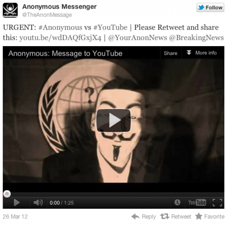 http://www.theinquirer.net/inquirer/news/2163685/hackers-threaten-youtube-anonym