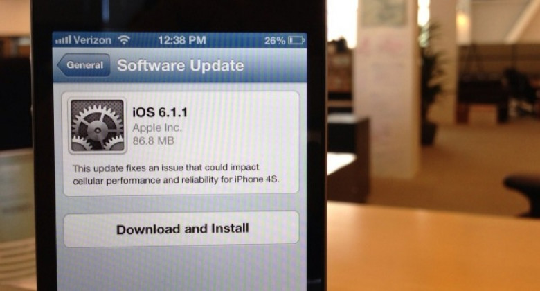 Скачала ios 6.1 3