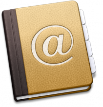http://en.wikipedia.org/wiki/Address_Book_(application)