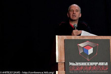 http://photos.hackinthebox.org/index.php/2012-AMS-KUL/HITB2012AMS/CONFERENCE-DAY-1-AND-DAY-2/asking-as-always-what-we-as-computer-security-professionals-can-do-to-make-the-world-a-better-place