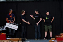 http://photos.hitb.org/index.php/2012-AMS-KUL/HITB2012AMS/CONFERENCE-DAY-1-AND-DAY-2/From-leet-chickens-to-leet-coders-it-was-time-to-present-the-EUR1337-sponsored-kindly-by-the-folks-at-Mozilla-to-this-year-s-HackWEEKDAY-winners