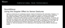 http://research.microsoft.com/en-us/um/redmond/groups/cue/soundwave/