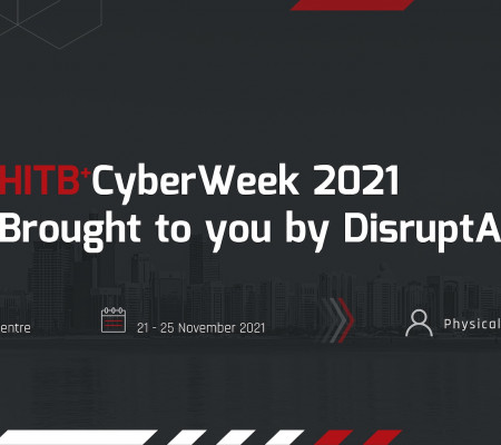 HITB+CyberWeek Brought to You By DisruptAD
